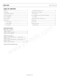 ADG1404YRUZ-REEL7 Datasheet Pagina 2