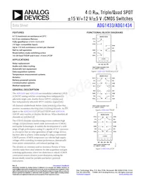 ADG1434YRUZ-REEL Datasheet Copertura