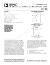 ADG1436YCPZ-REEL Datasheet Copertura