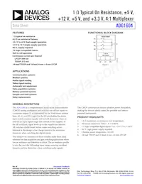 ADG1604BRUZ-REEL Datasheet Copertura