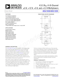 ADG1608BCPZ-REEL7 Datasheet Copertura