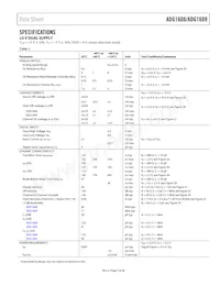 ADG1608BCPZ-REEL7數據表 頁面 3