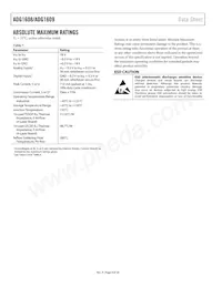 ADG1608BCPZ-REEL7 Datasheet Page 8