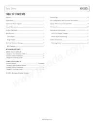 ADG333ABRS-REEL Datasheet Pagina 2