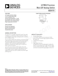 ADG419BRM-REEL7 Datasheet Copertura