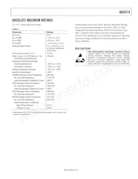 ADG419BRM-REEL7 Datasheet Page 5