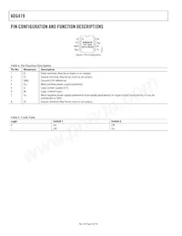 ADG419BRM-REEL7 Datasheet Pagina 6