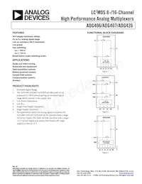 ADG426BRSZ-REEL7 Datasheet Cover