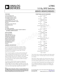 ADG453BR-REEL7 Datasheet Cover