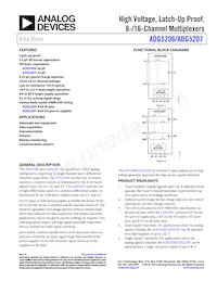 ADG5207BRUZ-RL7 Datasheet Cover