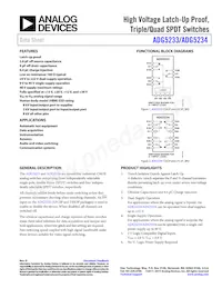 ADG5234BRUZ-RL7 Datasheet Copertura