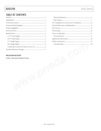 ADG5298HFZ Datasheet Pagina 2