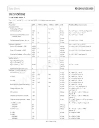 ADG5409BCPZ-REEL7 Datenblatt Seite 3