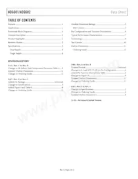 ADG601BRMZ-REEL Datasheet Page 2