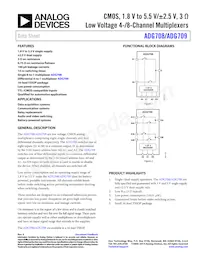 ADG708BRU-REEL7 Datasheet Cover