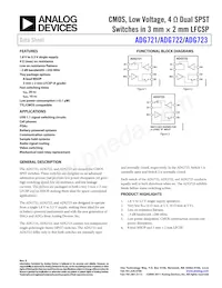 ADG723BRM-REEL7 Datasheet Copertura