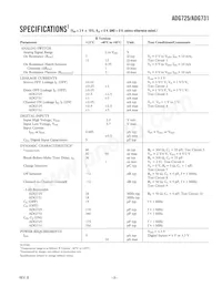 ADG731BCPZ-REEL數據表 頁面 3