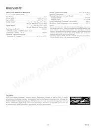 ADG731BCPZ-REEL Datasheet Pagina 6