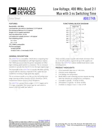 ADG774ABRQ-REEL7 Datenblatt Cover