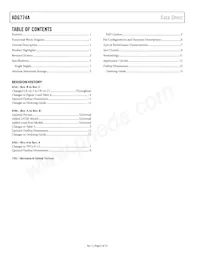 ADG774ABRQ-REEL7 Datasheet Pagina 2