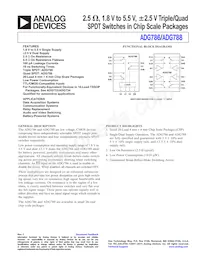 ADG786BCPZ-REEL7 Datasheet Copertura