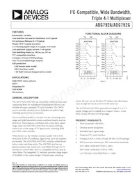 ADG792GBCPZ-REEL Datenblatt Cover