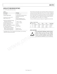 ADG794BRQZ-REEL Datasheet Pagina 5