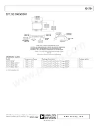 ADG794BRQZ-REEL數據表 頁面 12