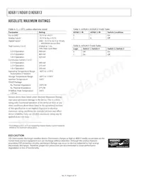 ADG811YCPZ-REEL Datasheet Pagina 6