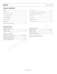 ADG836YCPZ-REEL Datasheet Page 2