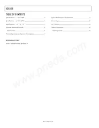 ADG839YKSZ-500RL7 Datasheet Pagina 2