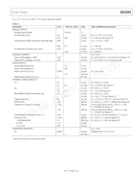 ADG884BCBZ-REEL Datasheet Page 5