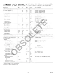 ADM8830ARU-REEL7 Datasheet Page 2