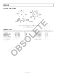 ADM8839ACPZ數據表 頁面 10