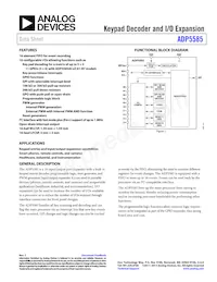 ADP5585ACPZ-03-R7 Datasheet Copertura