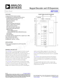 ADP5589ACPZ-02-R7 Datasheet Copertura