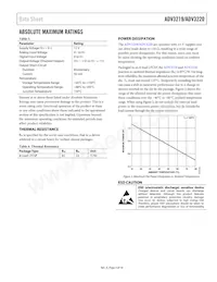 ADV3220ACPZ-R7 Datasheet Pagina 5