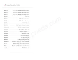 BCM56304B1KEBLG Datasheet Pagina 2