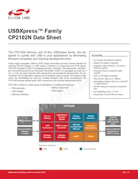 CP2102N-A01-GQFN28 Datasheet Cover