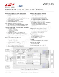 CP2105-F01-GM數據表 封面