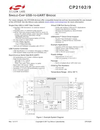 CP2109-A01-GMR Datenblatt Cover
