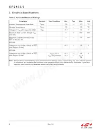 CP2109-A01-GMR Datasheet Page 6