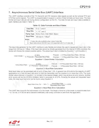 CP2110-F02-GM1R Datasheet Pagina 17