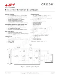 CP2200-GQR Datasheet Cover