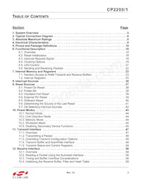 CP2200-GQR Datasheet Pagina 3