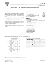 DG221BDY-T1-E3 Datenblatt Cover