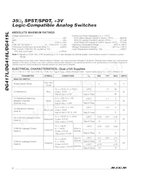 DG419LDY Datasheet Pagina 2