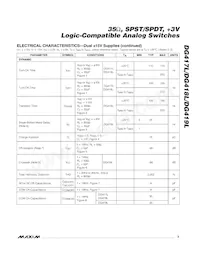 DG419LDY Datasheet Page 3