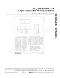 DG419LDY Datasheet Page 13