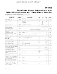 DS2465P+T Datasheet Page 3